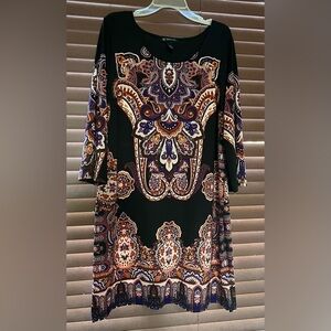 Inc. International Concepts Woman Women’s Plus Size 1X 1XL Boho Dress